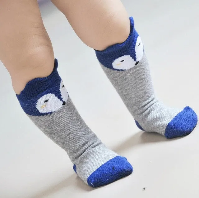 Cute Cat Anti-slip Soft Knee Socks