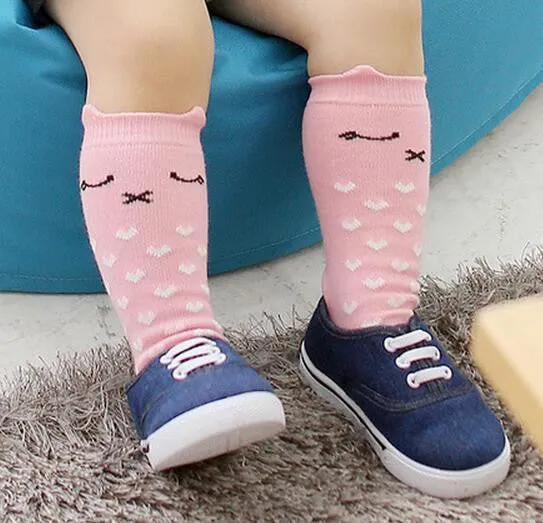 Cute Cat Anti-slip Soft Knee Socks