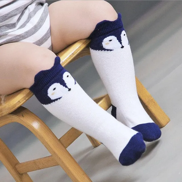Cute Cat Anti-slip Soft Knee Socks