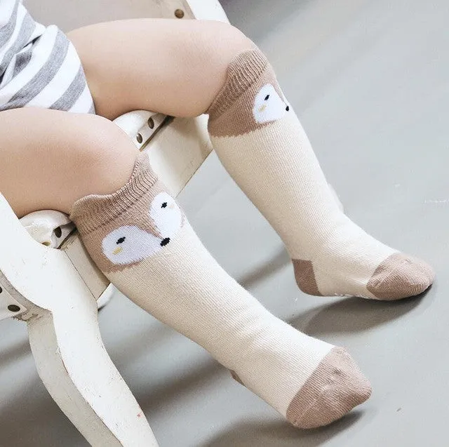 Cute Cat Anti-slip Soft Knee Socks