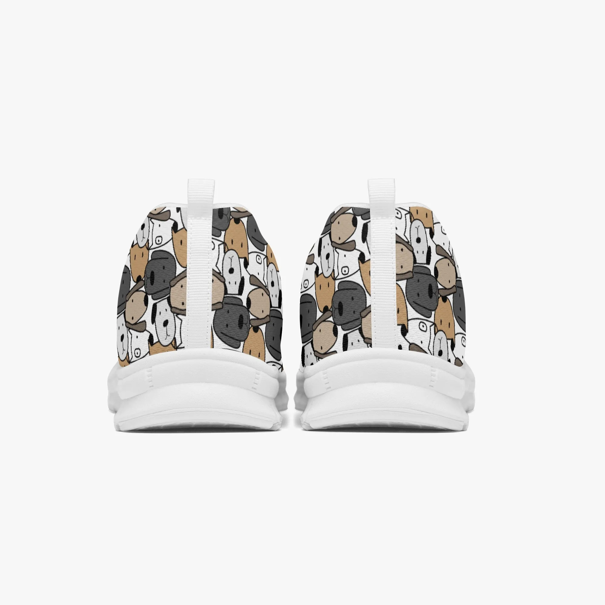 Cute Dog Face Sneakers for Men Women, Running Shoes For Dog Lovers
