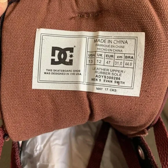 DC Evan Smith men's Shoes Size 13