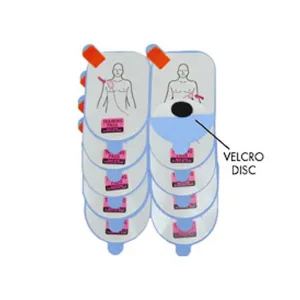 Defibtech Lifeline Adult Training Pad Package 5 Set Pads Only