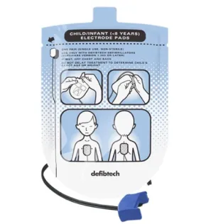 Defibtech Lifeline AED and Auto Paediatric Defibrillator Pads