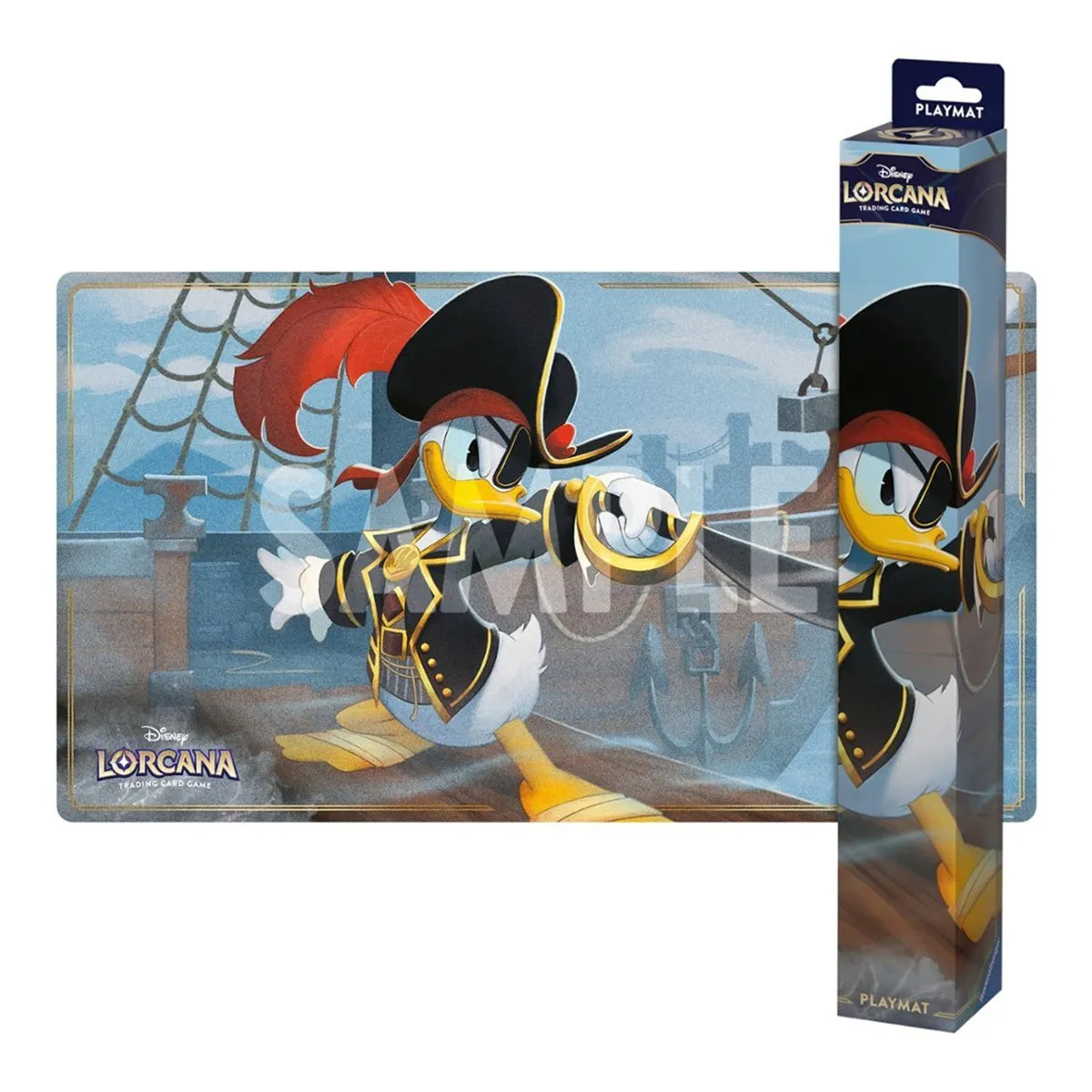 Disney Lorcana TCG Series 6 Azurite Sea Playmat Donald Duck Buccaneer