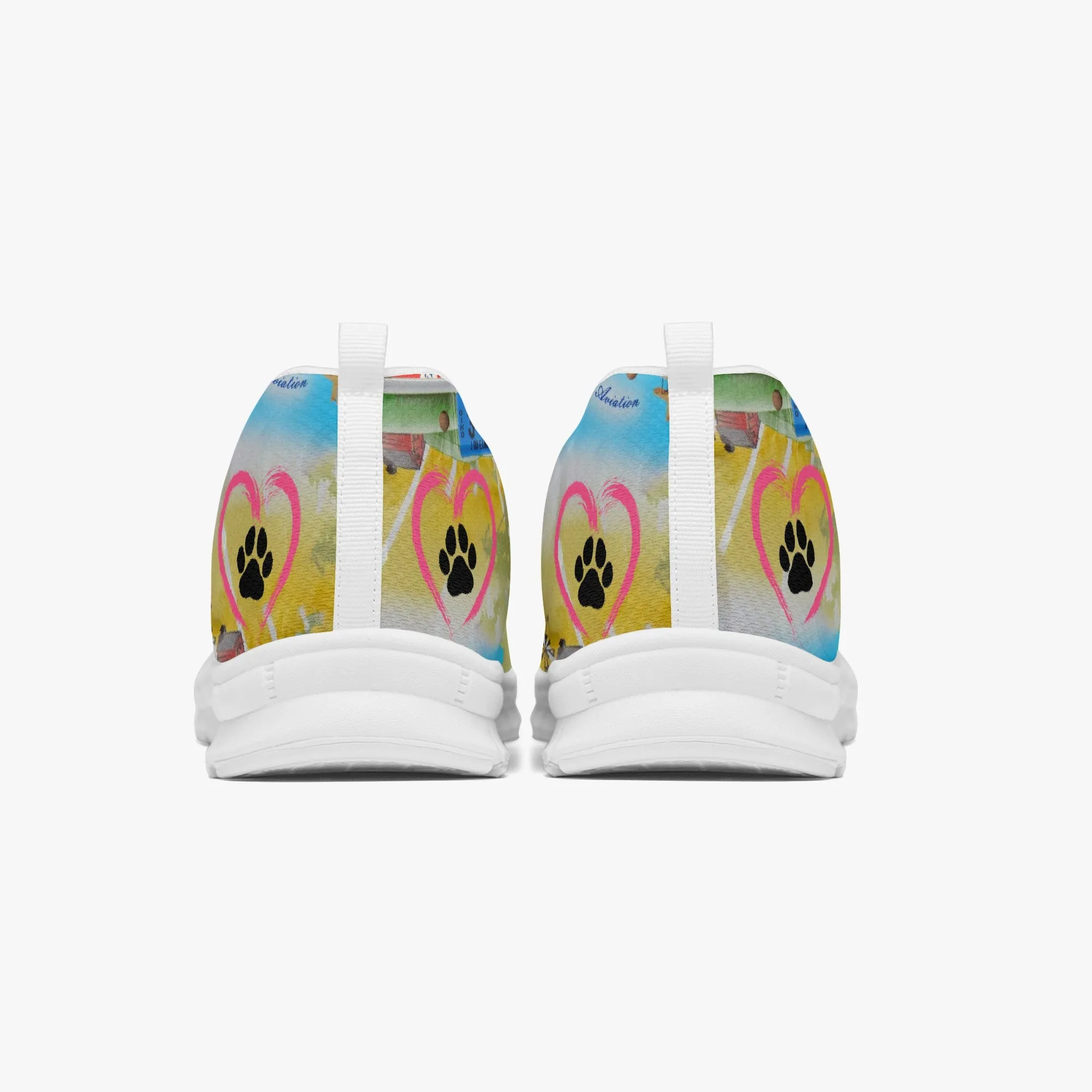 Dog Mom License Plate Sneakers for Women, Running Shoes For Dog Lovers