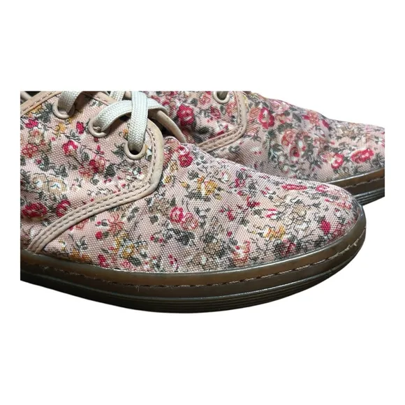 Dr. Martens Floral Sneakers air cushion soles Pink Multi - Size 7