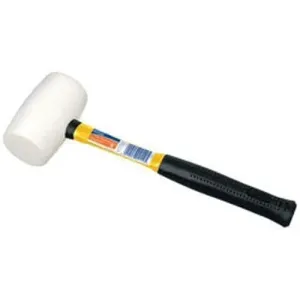 Draper 9119 Non-Marking Rubber Head Mallet With Fibreglass Shaft, 680G/24Oz Dr-09119