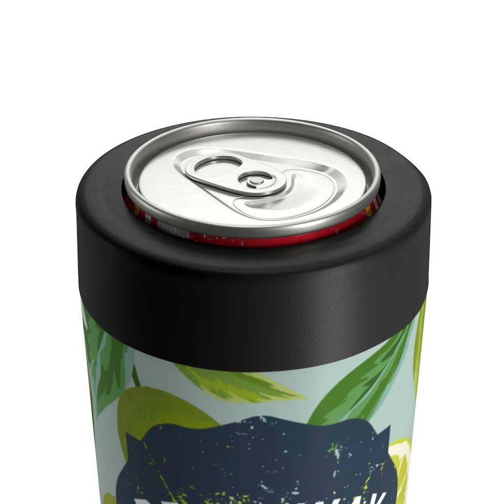 DRIVEWAY DRINKER Lime Insulated Can Holder
