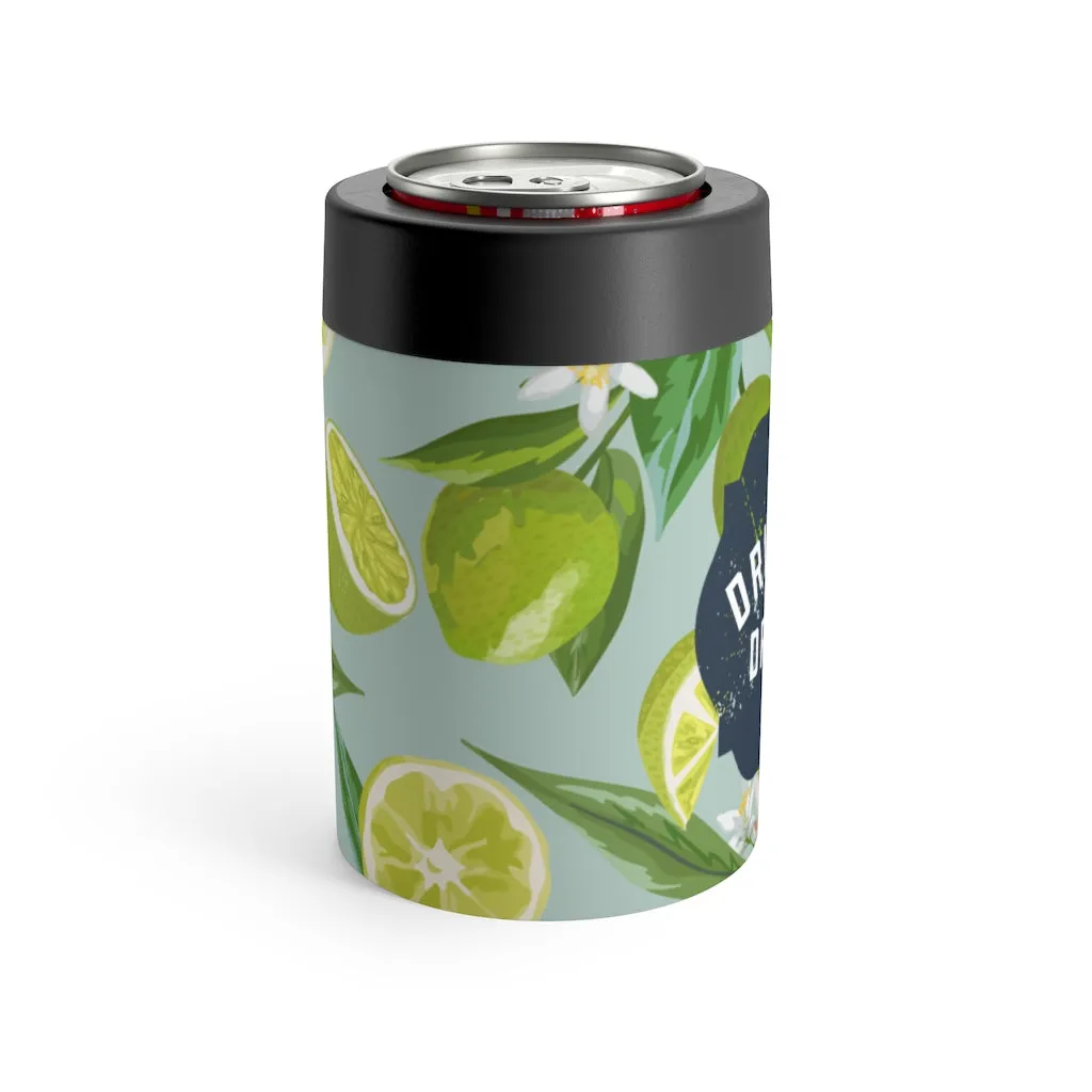 DRIVEWAY DRINKER Lime Insulated Can Holder
