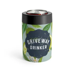 DRIVEWAY DRINKER Lime Insulated Can Holder