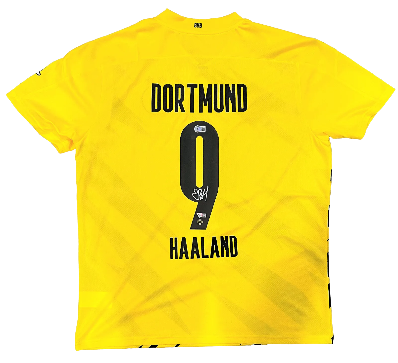 Erling Haaland Signed 20/21 Borussia Dortmund Puma Home Jersey BAS Fanatics