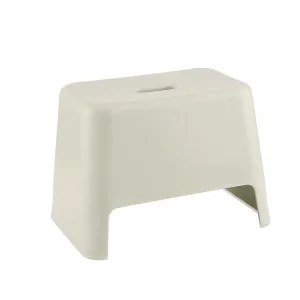 FaSoLa Anti-Slip Bathroom Stool in Beige, Dimensions 33.2*22.7*23.2cm