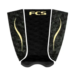 FCS CARISSA MOORE TAIL PAD - BLACK/GOLD