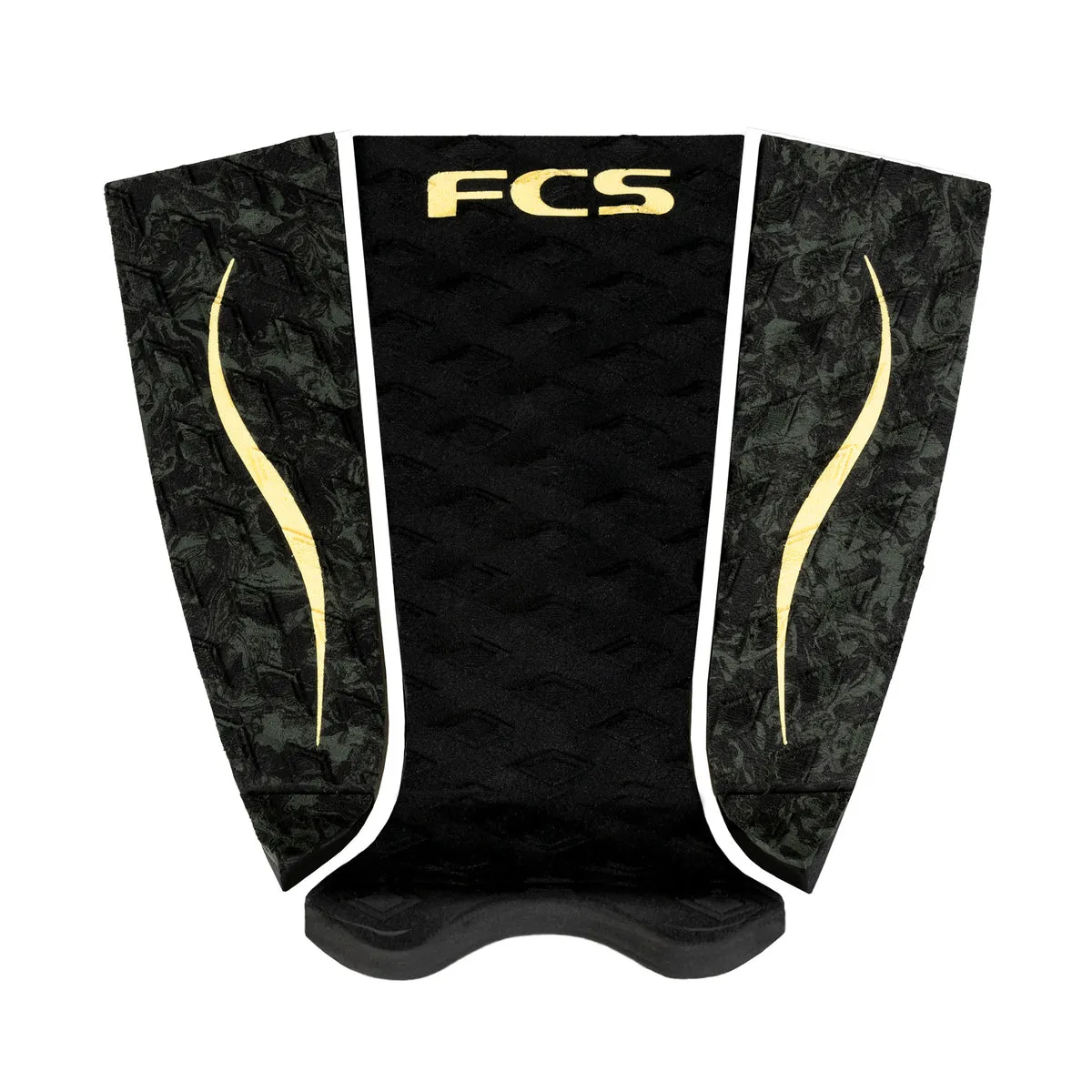 FCS CARISSA MOORE TAIL PAD - BLACK/GOLD