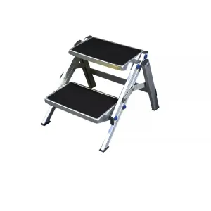 Folding 2 Stage Caravan Step with 150Kg Weight Rating