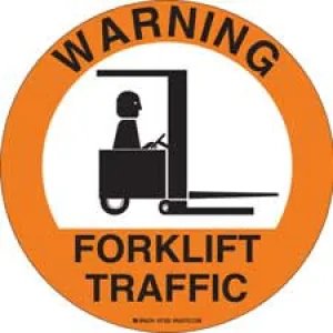 FORKLIFT TRAFFIC Anti-Slip Floor Sign/Buy online