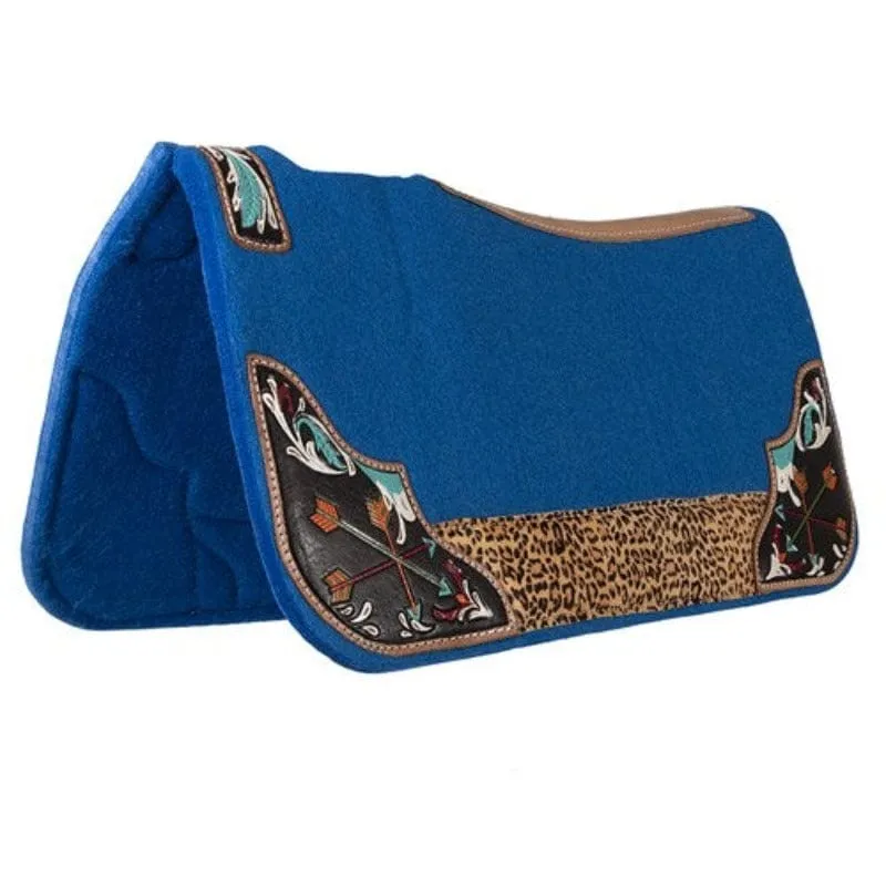 Fort Worth Saddlepad Leopard/Tooled (CLT7191)