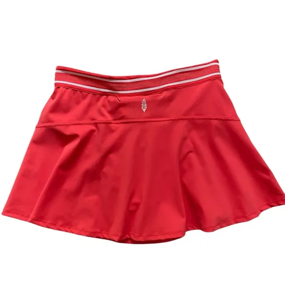FP Movement Free People Cayenne Red Round Robin Tennis Skirt Women’s Medium NWOT