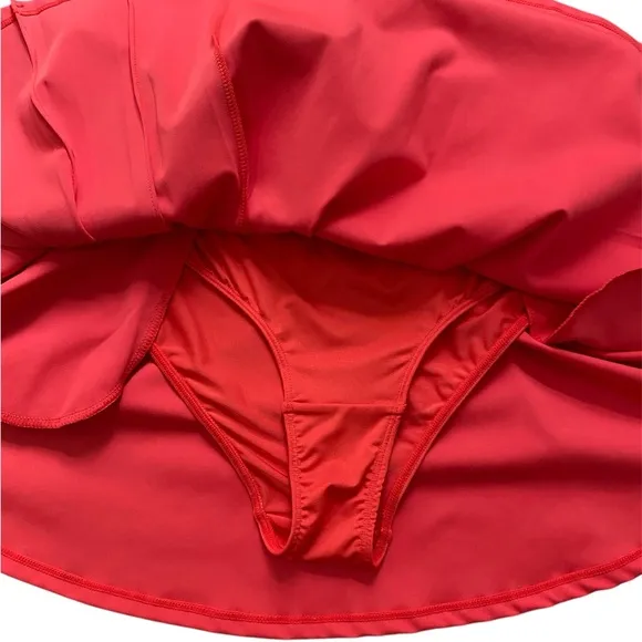 FP Movement Free People Cayenne Red Round Robin Tennis Skirt Women’s Medium NWOT