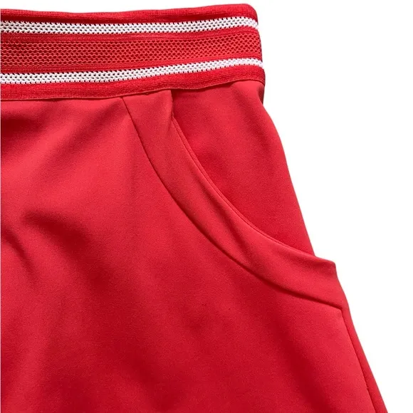 FP Movement Free People Cayenne Red Round Robin Tennis Skirt Women’s Medium NWOT