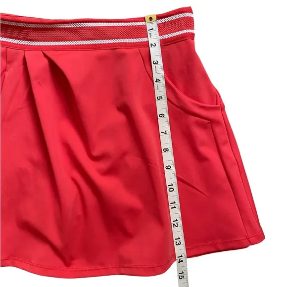 FP Movement Free People Cayenne Red Round Robin Tennis Skirt Women’s Medium NWOT