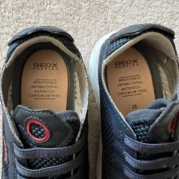 GEOX KIDS AERANTER MESH SNECKERSKS KIDS
