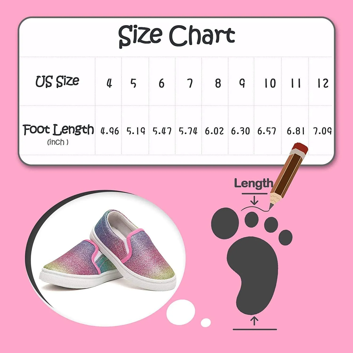 Gradient Purple Glitter Slip-On Espadrilles