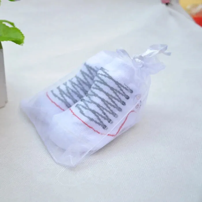 Grip Sole Sneaker Print Socks