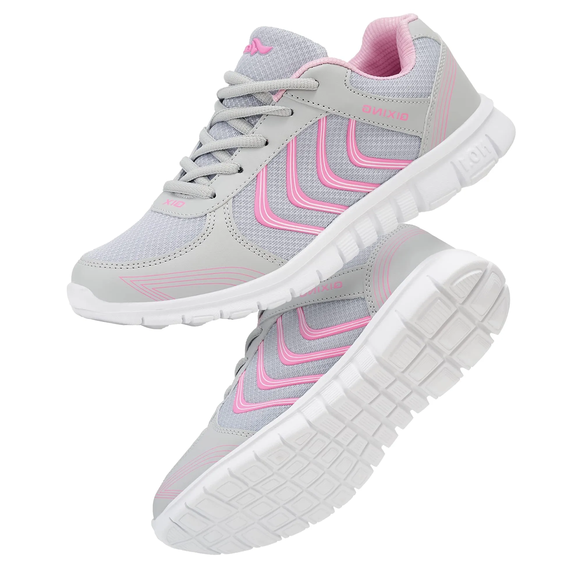 Harence Women Sneakers Breathable Mesh lightweight Lace-up Woman Running Athletic Shoes