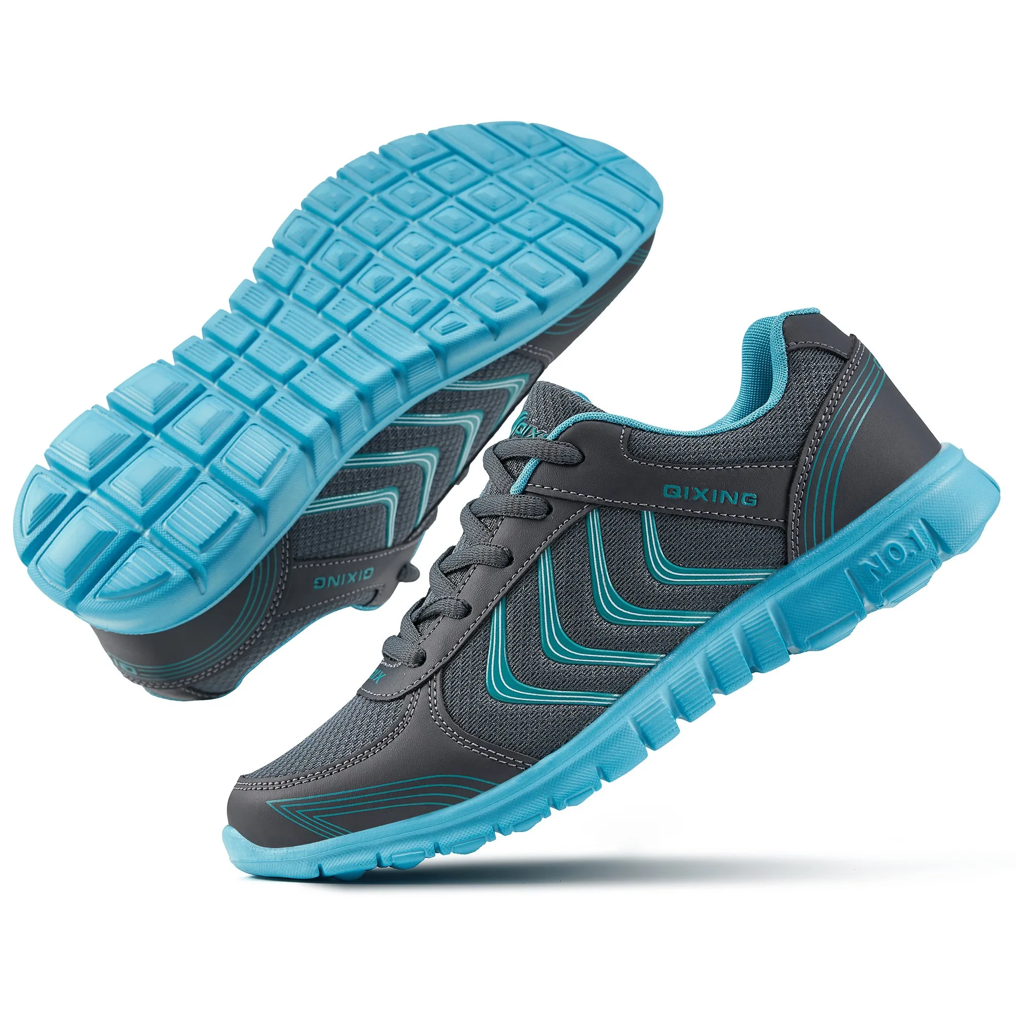 Harence Women Sneakers Breathable Mesh lightweight Lace-up Woman Running Athletic Shoes