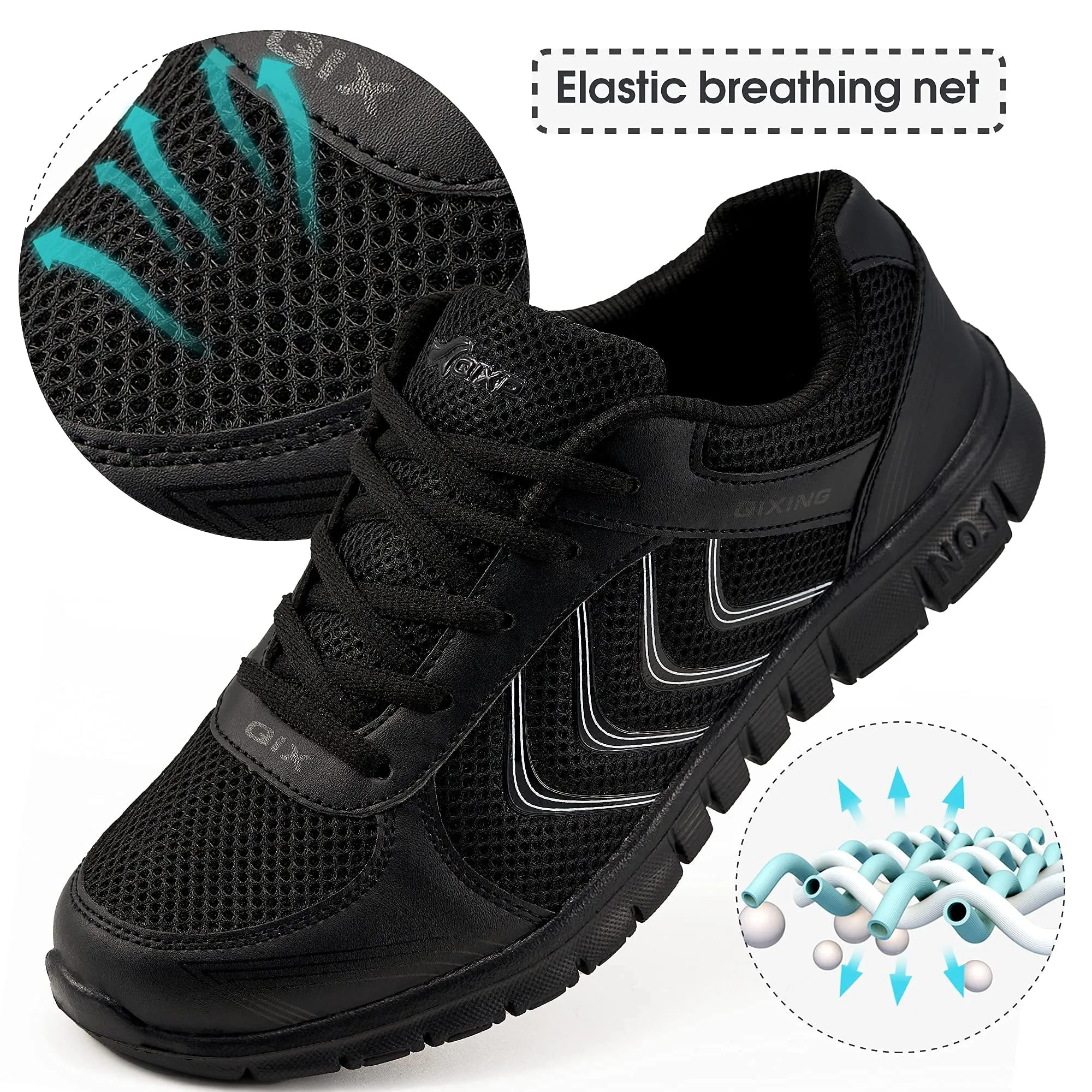 Harence Women Sneakers Breathable Mesh lightweight Lace-up Woman Running Athletic Shoes