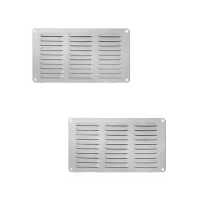 Haron 3001W Aluminium Vents –  White 300 x150mm Pack of 2