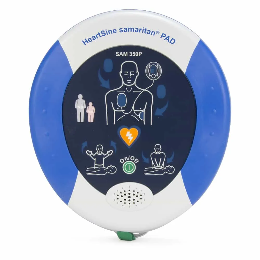 HeartSine Samaritan 350P AED Package - Semi Auto - 350-BAC-US-10