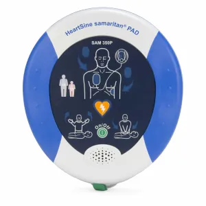 HeartSine Samaritan 350P AED Package - Semi Auto - 350-BAC-US-10