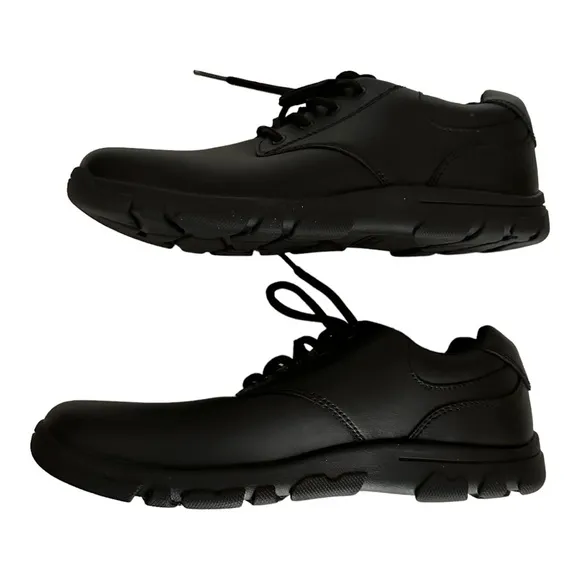 HUSH PUPPIES Chad Oxfords - Black Lace Up Dress Shoes