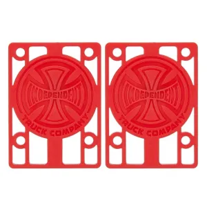 Independent Truck Co. Shock Riser Pads Red 1/8"