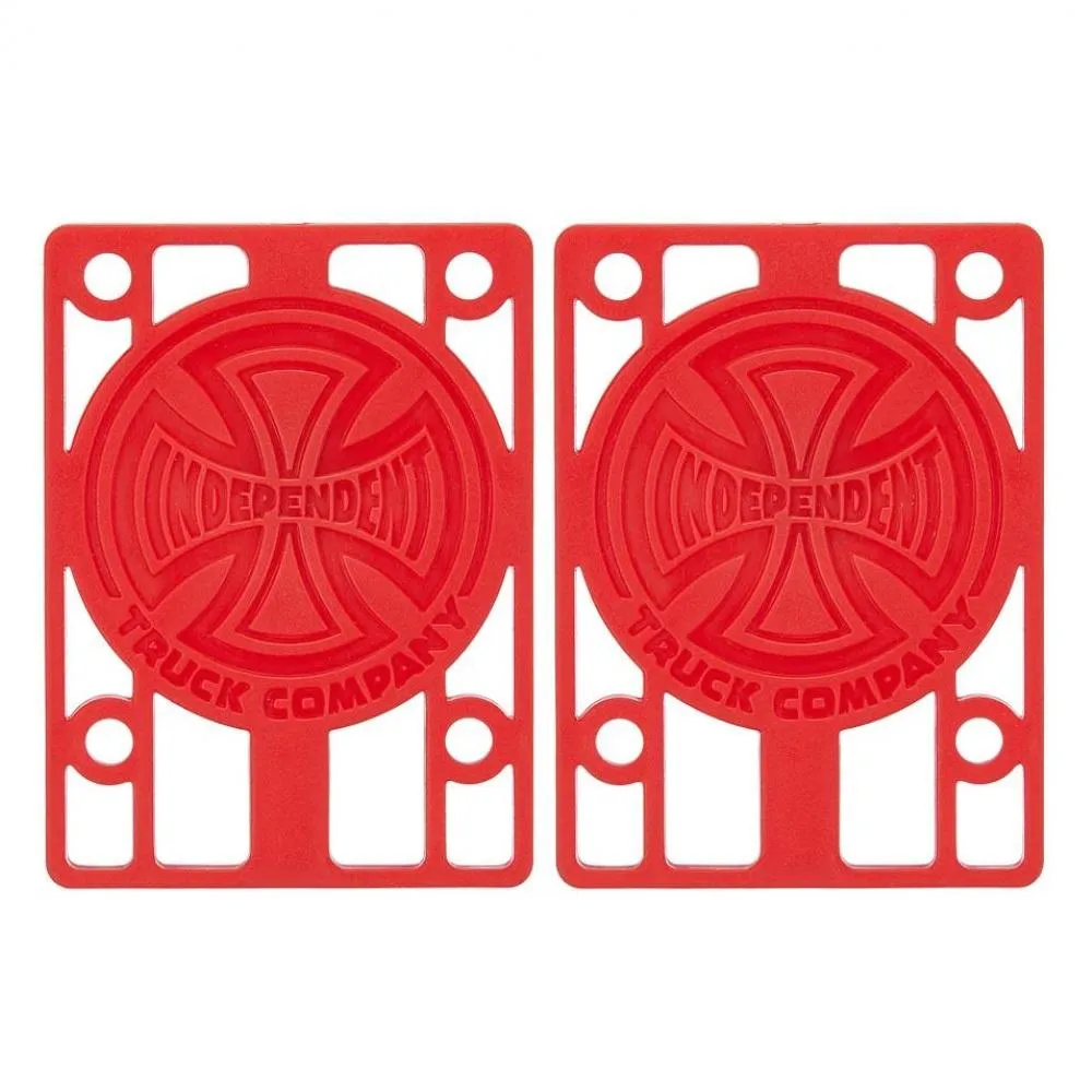 Independent Truck Co. Shock Riser Pads Red 1/8"