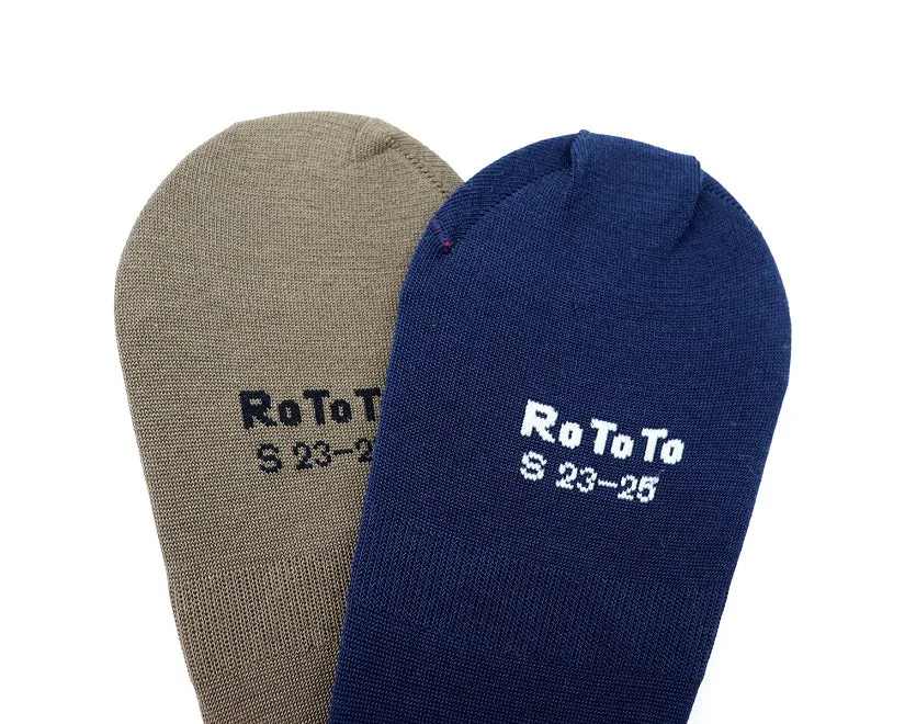 Invisible Footlet High Gauge Anti-slip Unisex Socks - Navy