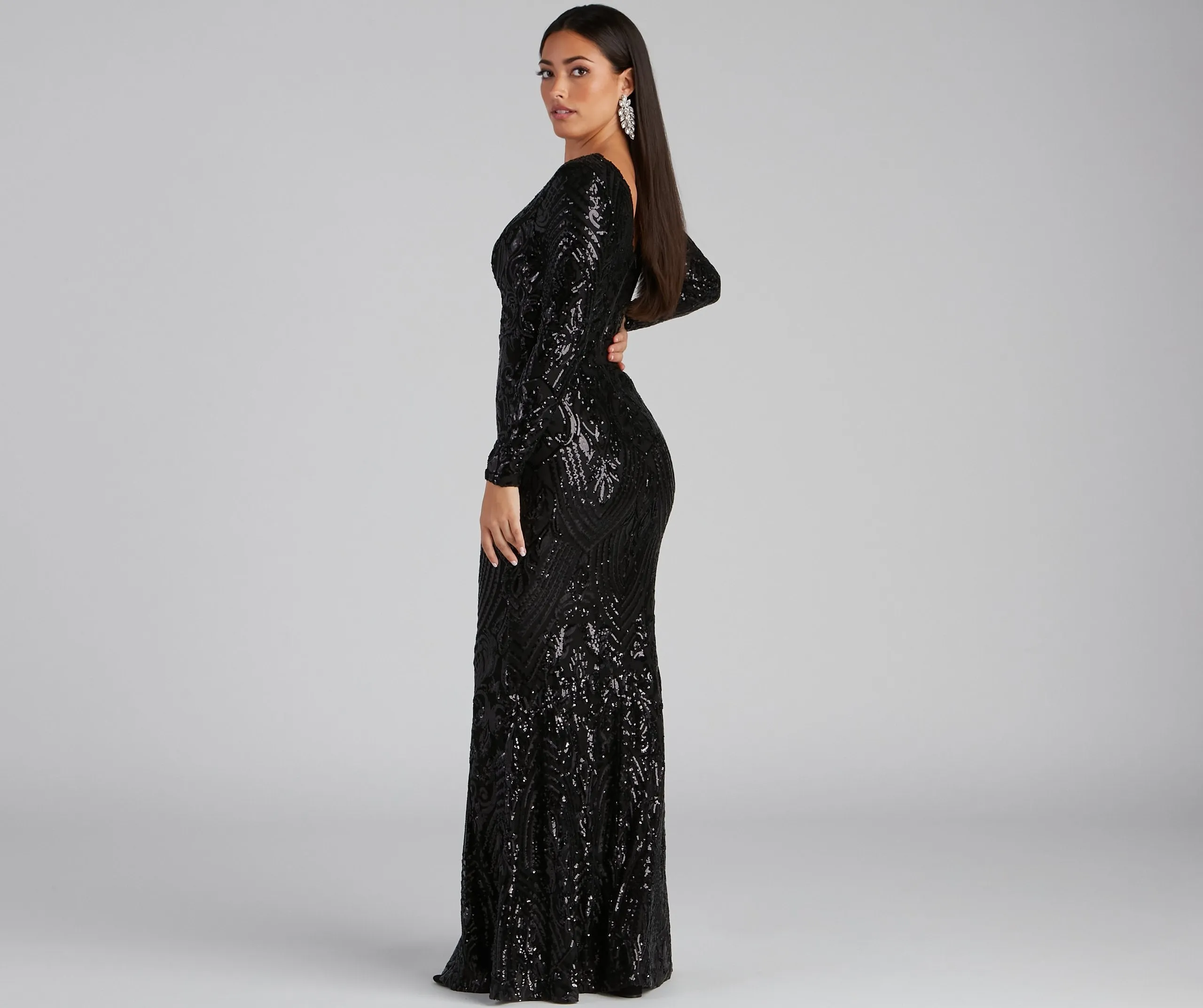 Ireland Formal Stylish Sequin Mermaid Dress