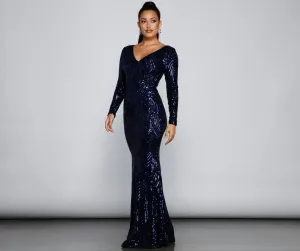Ireland Formal Stylish Sequin Mermaid Dress