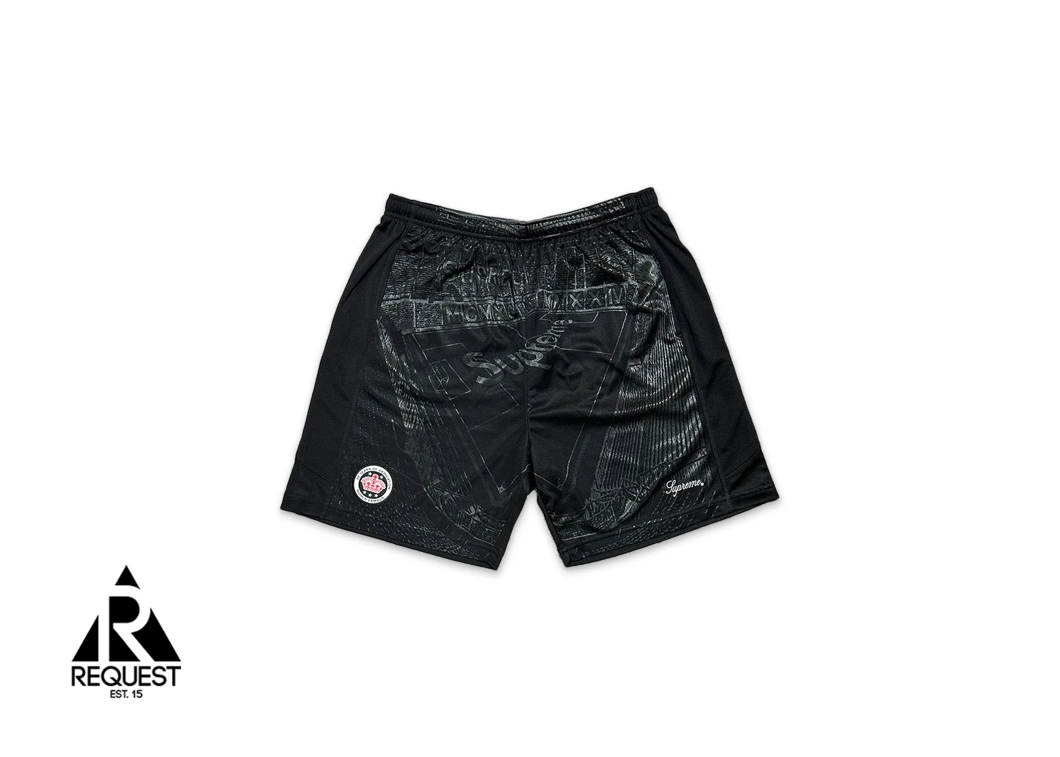 Jacquard Soccer Shorts "Black"