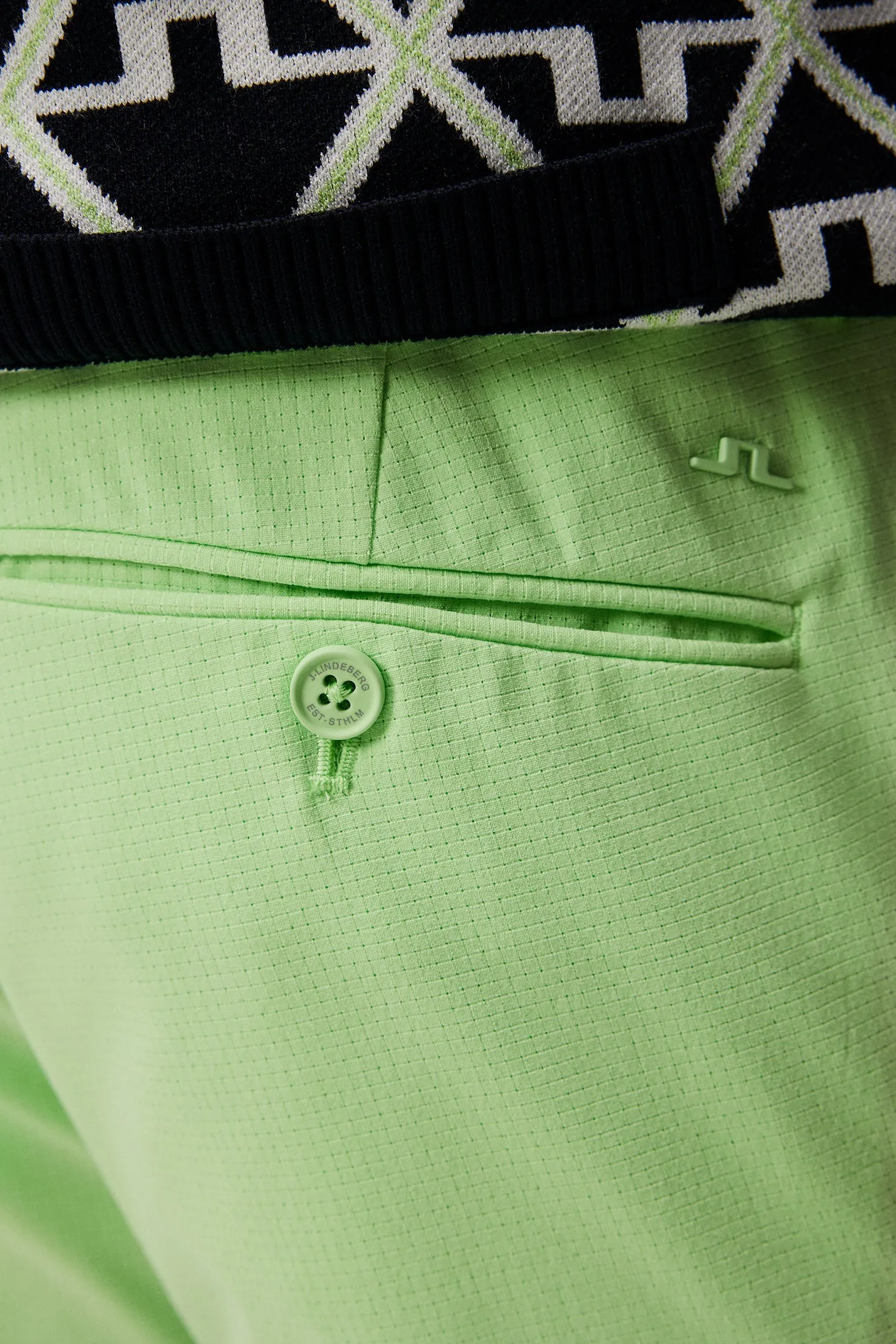 J.Lindeberg Mens Vent Pant - Paradise Green