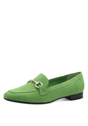 Jo Buckle Loafer - Green