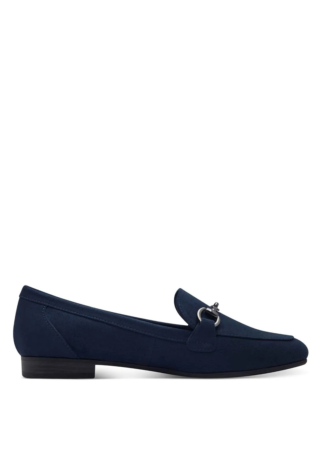 Jo Buckle Loafer - Navy