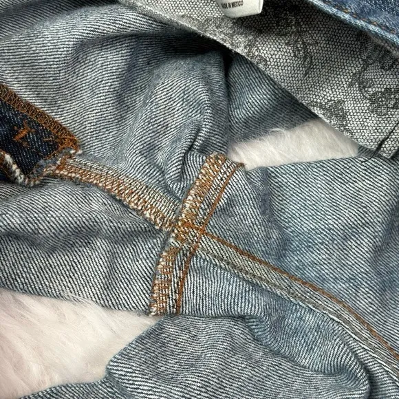 Joe’s Jeans Denim “Ex-Lover Skinny” Shorts Cuffed Size 30 Mid Rise Studded EUC