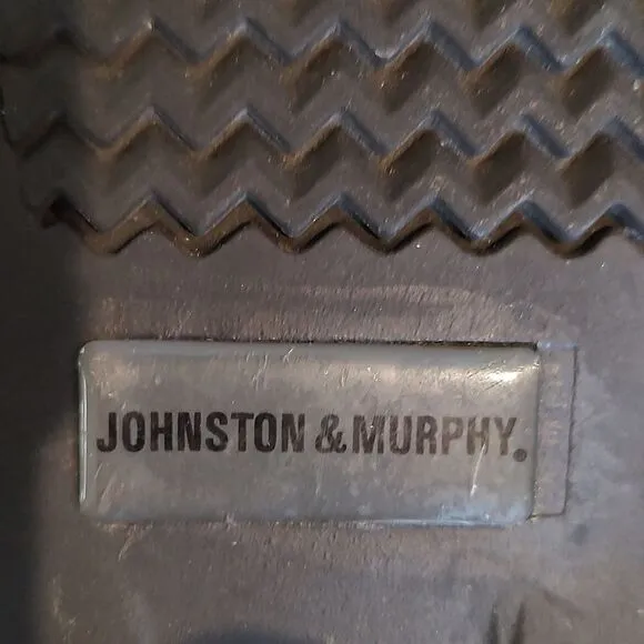 Johnston &amp; Murphy Shuler Bicycle Dark Brown Tumbled Calf Men's Leather Shoes