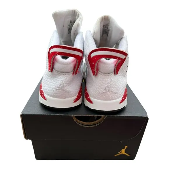 Jordan 6 Retro TD Baby Toddler Shoes Sneakers 8C Red Oreo Orig Box DV3606-162