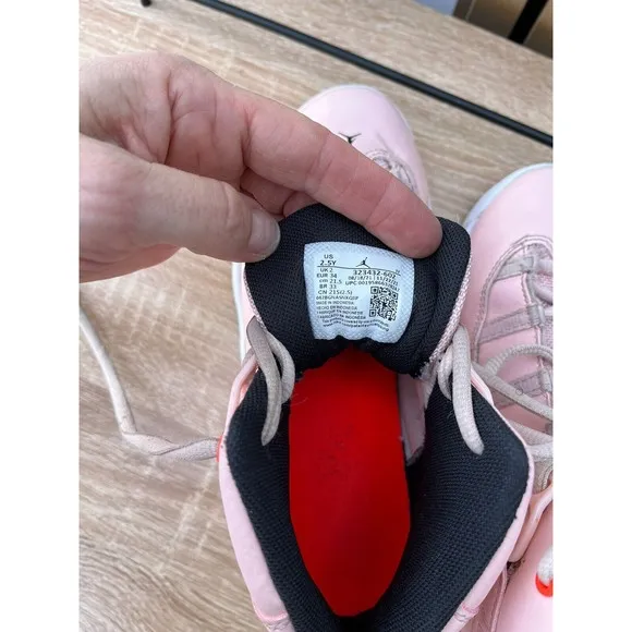 JORDAN  “6 RINGS ATMOSPHERE “ PRESCHOOL LIFESTYLE SHOES sz 2.5 y big girls Pink