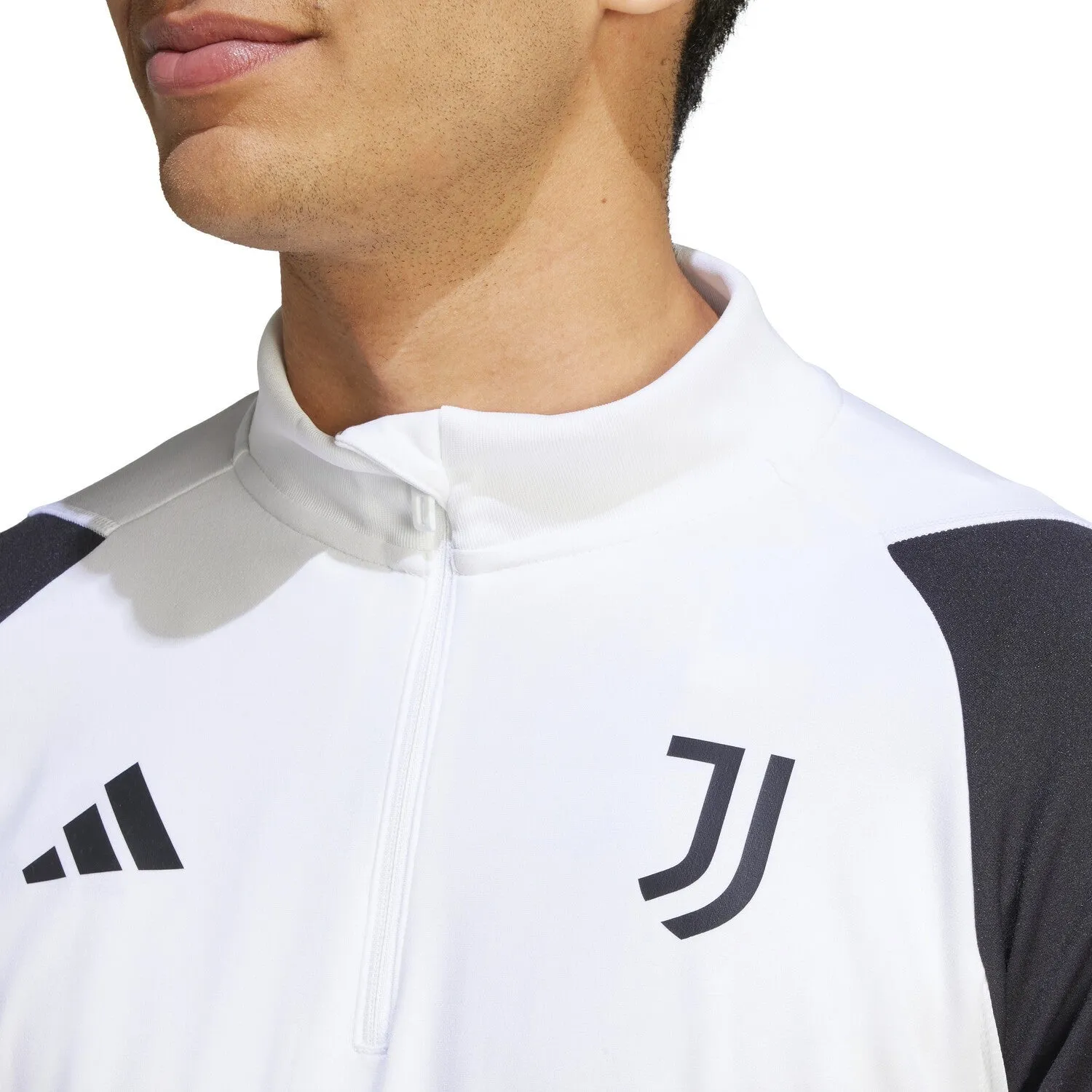 Juventus white training technical soccer tracksuit 2023/24 - Adidas